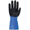72 Paar FARNHAM STRONGHAND® Handschuhe mit Nitrilbeschichtung, blau/schwarz, Level F Schnittschutz, EN 388