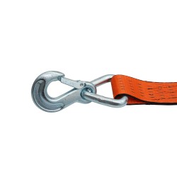 Zurrgurt 5000kg 2-teilig 50mm – 8 m mit Langarm-Druckratsche und Sicherungszurrhaken – 2500daN abriebfest