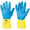 144 Paar KENORA STRONGHAND® Handschuhe aus Neopren/Latex, blau/gelb, ISO EN 374, Kat 3