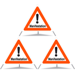 TRIOPAN Faltsignal 90 Tagesleuchtend mit Etui (3x Manifestation)