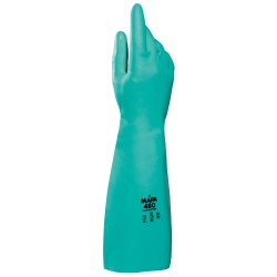 12 Paar MAPA ULTRANITRIL 480 Nitril-Handschuhe grün mit Profil