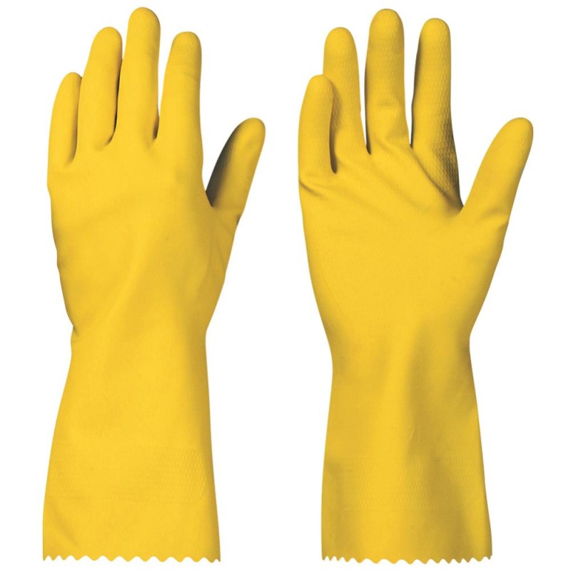 144 Paar GRANBY STRONGHAND® Handschuhe aus Latex, gelb, EN ISO 374, Kategorie 3
