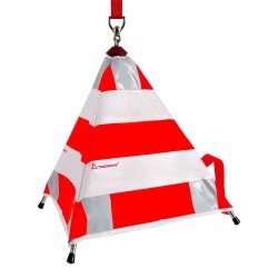 Warnsignal mit Reflexeinsätzen