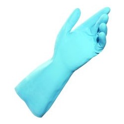 100 Paar VITAL MAPA Chemikalienschutzhandschuhe aus Naturlatex, blau mit Profil