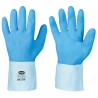120 Paar Stronghand CLASSIC LATEX-Handschuhe, blau, EN ISO 374, Kategorie 3, robust und schützend