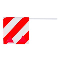 Fanion mit Reflexeinsätzen waagrecht