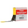 Absperrband 500m gelb/schwarz Standard-geblockt (ohne Text)
