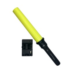 YEDI Stablampe gelb mit Ladestation