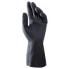 50 Paar ALTO 260 MAPA Naturlatex Handschuhe, velourisiert, schwarz, Kategorie 3