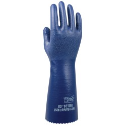 72 Paar SHOWA NSK 24 EBT Nitrilhandschuhe, Chemikalienschutz, Kategorie 3, schwarz, vielseitig einsetzbar