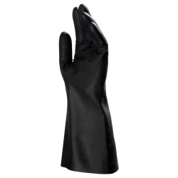 6 Paar BUTOFLEX 650 MAPA Handschuhe aus Butyl, schwarz, Baumwollstrick, Schutzklasse 3