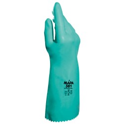 72 Paar MAPA ULTRANITRIL 381 Nitril-Handschuhe, grün mit Profil für optimalen Grip und Schutz