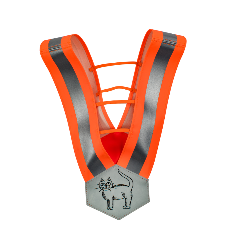 Diamant-Gurt rot / Ausführung Katze