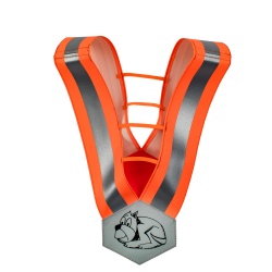 Diamant-Gurt rot / Ausführung Hund