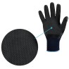 120 Paar STRONGHAND® Handschuhe aus Polyester mit Latex-Beschichtung in dunkelblau/grau, Kategorie 2