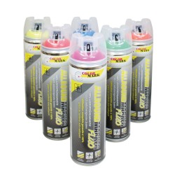 12x stk. Allround - Markierspray, Spezialsprühkopf mit 360°-Spezialventil