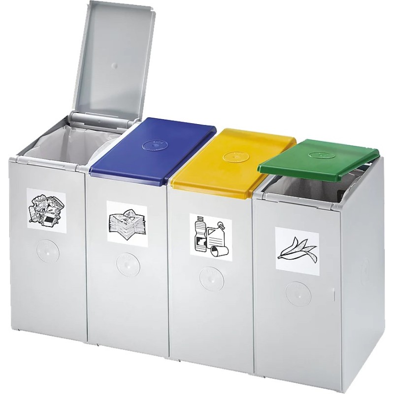 VAR® Collecteur de tri, 4 compartiments 4x40 litres et 4x60 litres
