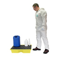 43-Liter-Auffangwanne mit Gitterrost
