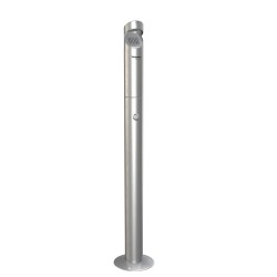 Posacenere da terra 6288 17,5x102cm 1,7l rotondo in acciaio inossidabile