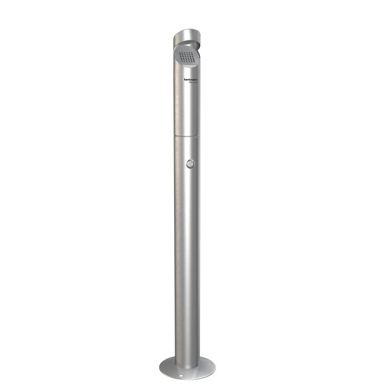 Posacenere da terra 6288 17,5x102cm 1,7l rotondo in acciaio inossidabile