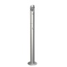 Cendrier sur pied 6288 17,5x102cm 1,7l rond en acier inoxydable