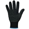 120 Paar OPTIGRIP OPTIFLEX Handschuhe aus Polyamid mit Schrumpflatex-Beschichtung in Schwarz, Kategorie 2