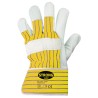120 Paar AGRA STRONGHAND® Handschuhe aus Rind-Vollleder in Natur/Gelb, Kategorie 2