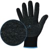 120 Paar OPTIGRIP OPTIFLEX Handschuhe aus Polyamid mit Schrumpflatex-Beschichtung in Schwarz, Kategorie 2