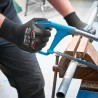 120 Paar OPTIGRIP OPTIFLEX Handschuhe aus Polyamid mit Schrumpflatex-Beschichtung in Schwarz, Kategorie 2