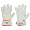 60 Paar STIERKOPF STRONGHAND® Lederhandschuhe aus Rind-Vollleder in natürlicher Farbe, Kategorie 2