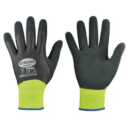 120 Paar STILLWATER STRONGHAND® Handschuhe aus Polyester mit Latexbeschichtung in Grau, Kategorie 2