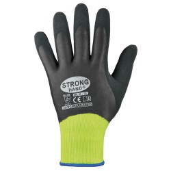 120 Paar STILLWATER STRONGHAND® Handschuhe aus Polyester mit Latexbeschichtung in Grau, Kategorie 2