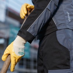 144 Paar YELLOWSTAR STRONGHAND® Handschuhe aus Baumwolle mit Nitril-Beschichtung in Gelb, CAT 2