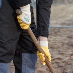144 Paar YELLOWSTAR STRONGHAND® Handschuhe aus Baumwolle mit Nitril-Beschichtung in Gelb, CAT 2