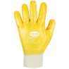 144 Paar AMARILLO STRONGHAND® Handschuhe aus Baumwolle und Nitril in Natur und Gelb, Kategorie 2