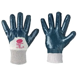 144 Paar NAVYSTAR STRONGHAND® Handschuhe aus Baumwolle/Nitril in Blau, Kat 2