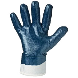 144 Paar FULLSTAR STRONGHAND® Handschuhe aus Baumwolle und Jersey mit Nitril-Beschichtung, blau, Kategorie 2