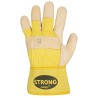 60 Paar LION STRONGHAND® Handschuhe aus Rind-Vollleder in bisquit-beige/gelb, CAT 2 zertifiziert