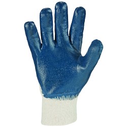 144 Paar NITRILSTAR STRONGHAND® Nitrilhandschuhe aus Baumwolle/Jersey in blau, Kategorie 2