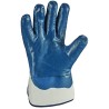 144 Paar BLAUSTAR STRONGHAND® Arbeitshandschuhe aus Baumwolle und Jersey mit Nitril-Beschichtung in Blau, Kat 2
