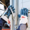 144 Paar BLAUSTAR STRONGHAND® Arbeitshandschuhe aus Baumwolle und Jersey mit Nitril-Beschichtung in Blau, Kat 2