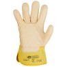 60 Paar LION STRONGHAND® Handschuhe aus Rind-Vollleder in bisquit-beige/gelb, CAT 2 zertifiziert