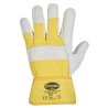 60 Paar Stronghand Heavy Duty Handschuhe aus Rind-Vollleder in natur/gelb, CAT 2 zertifiziert