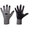 240 Paar DATONG STRONGHAND® Handschuhe aus Polyamid (Nylon) mit Nitrilschaum in Grau/Schwarz, Kat 2
