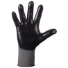 240 Paar DATONG STRONGHAND® Handschuhe aus Polyamid (Nylon) mit Nitrilschaum in Grau/Schwarz, Kat 2
