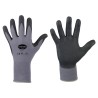 120 Paar BATAN STRONGHAND® Handschuhe aus Polyamid und Elasthan mit Nitrilschaum, grau/schwarz, Kat 2