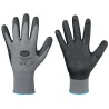 120 Paar LANZHOU STRONGHAND® Handschuhe aus Polyester mit Nitrilschaumbeschichtung in Grau/Schwarz, Kat 2