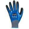 144 Paar LAREDO STRONGHAND® Handschuhe aus Polyamid/Nitril in Blau/Schwarz, Kategorie 2