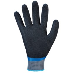 144 Paar LAREDO STRONGHAND® Handschuhe aus Polyamid/Nitril in Blau/Schwarz, Kategorie 2