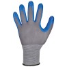 144 Paar DELTANA STRONGHAND® Handschuhe aus Polyamid/Nitrilschaum, grau/blau, Kategorie 2